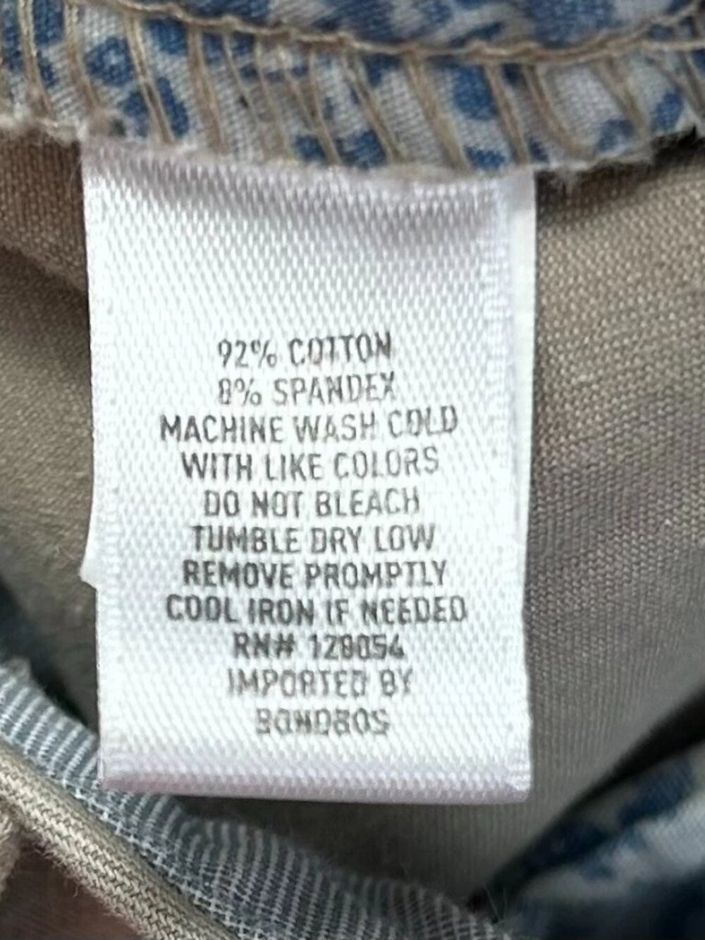 Bonobos Straight Chino Pants Mens 40x32 Light Beige Flat Front Preppy Comfort - Picture 8 of 16